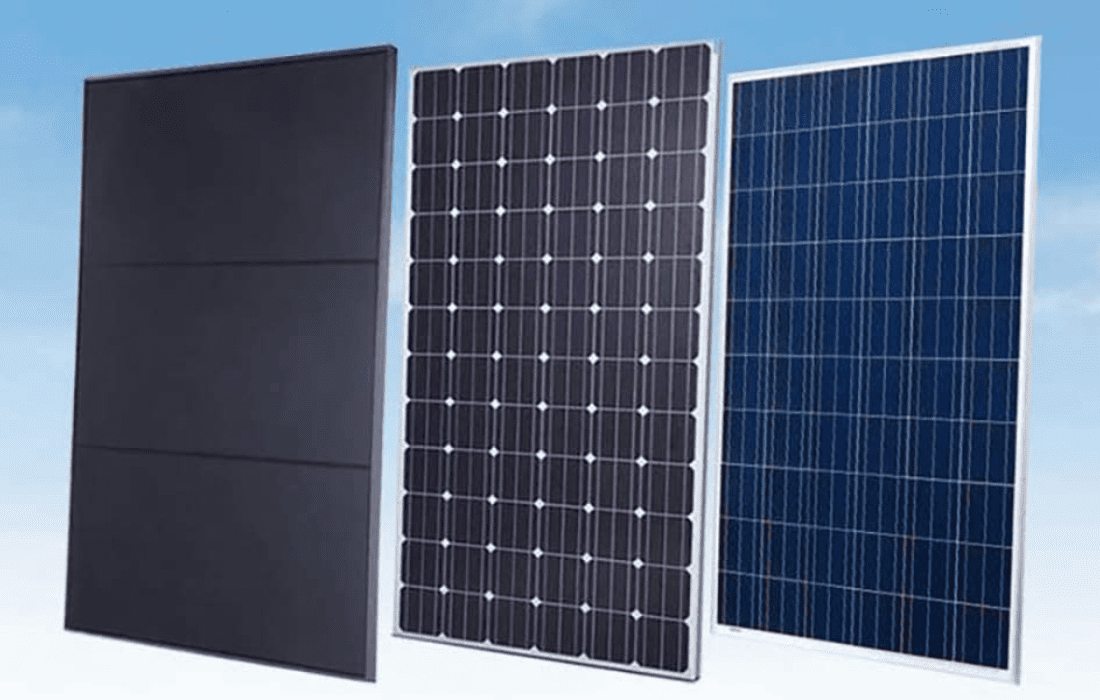 types of solar panels 1